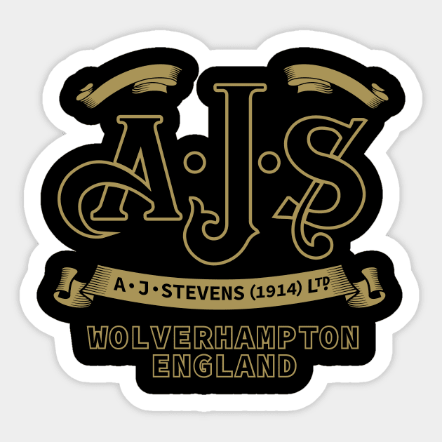 AJ Stevens Motorcycle Sticker by Schroenuff